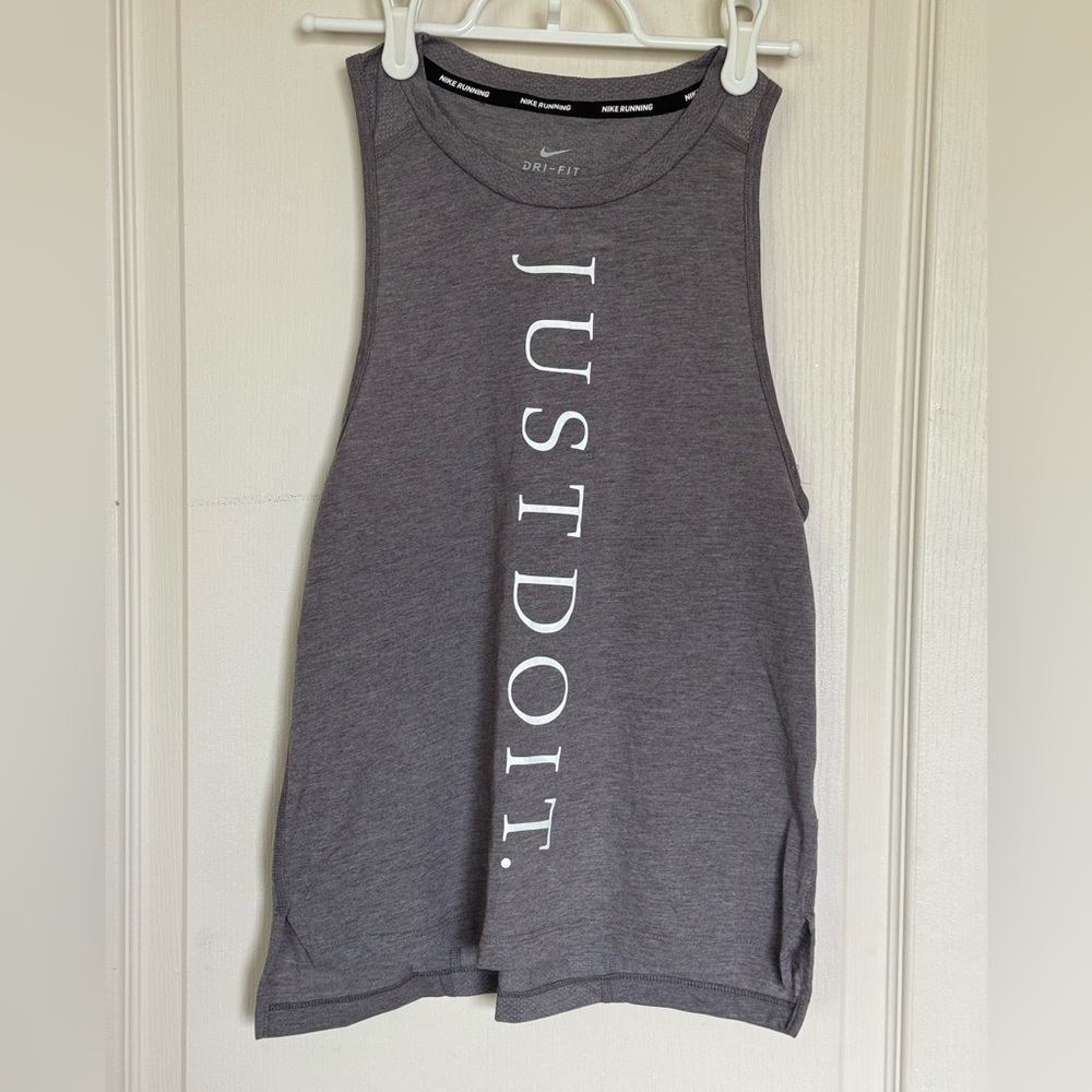 Nike Dri Fit Women's Charcoal Muscle Tee